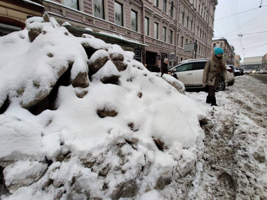 Смольный не смог вовремя обеспечить Петербург пунктами для хранения снега