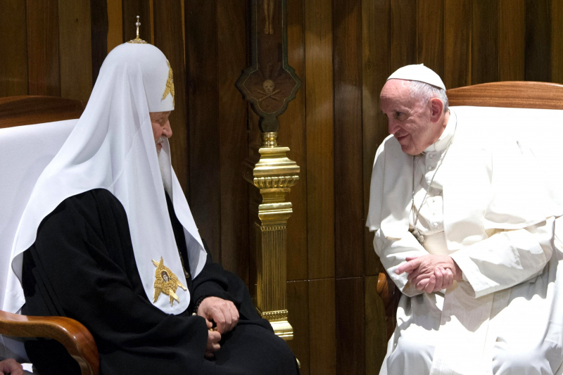 Встреча патриарха Кирилла и папы Франциска, вероятно, пройдет после Пасхи