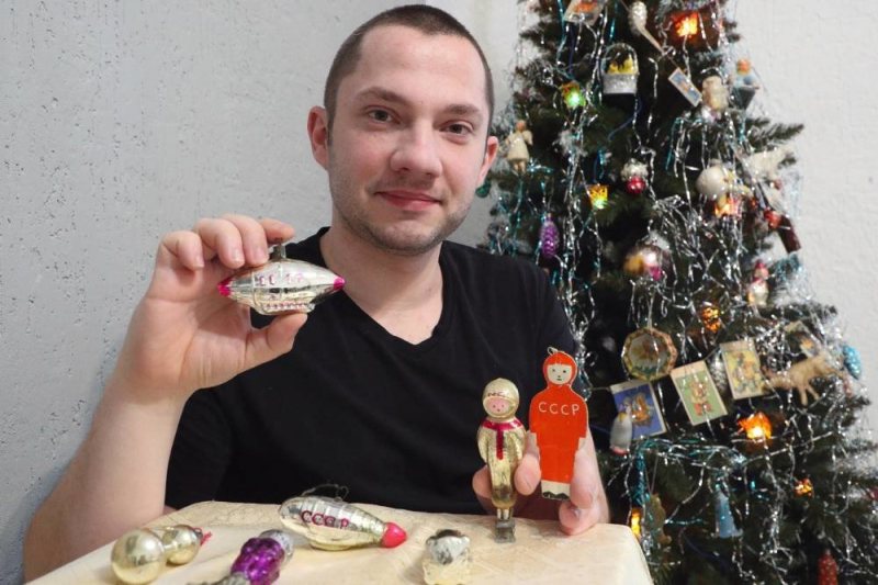 Зачем минчанин Егор Казаков собирает редкие елочные игрушки
