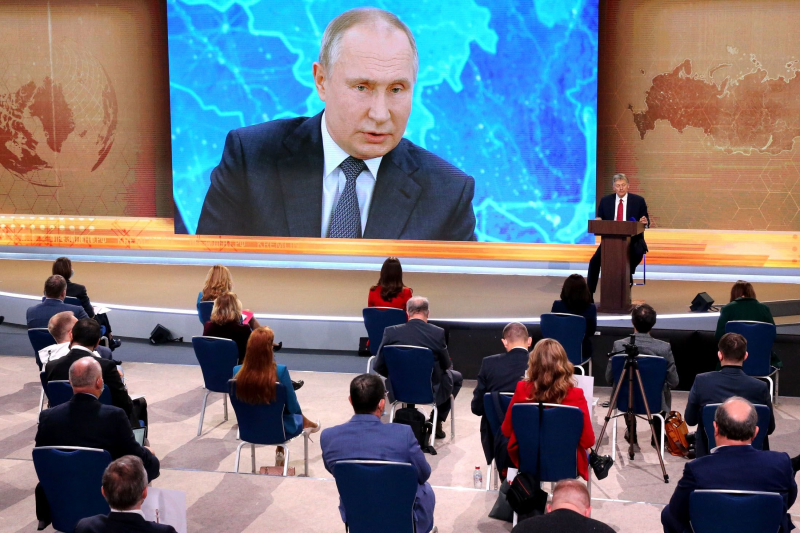 Сегодня Владимир Путин ответит на вопросы журналистов